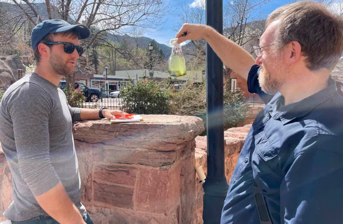 Water Sample with Microbes