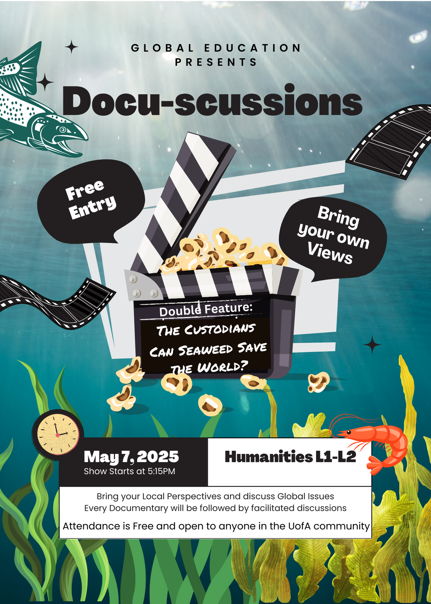 May poster Theme:  Seaweed