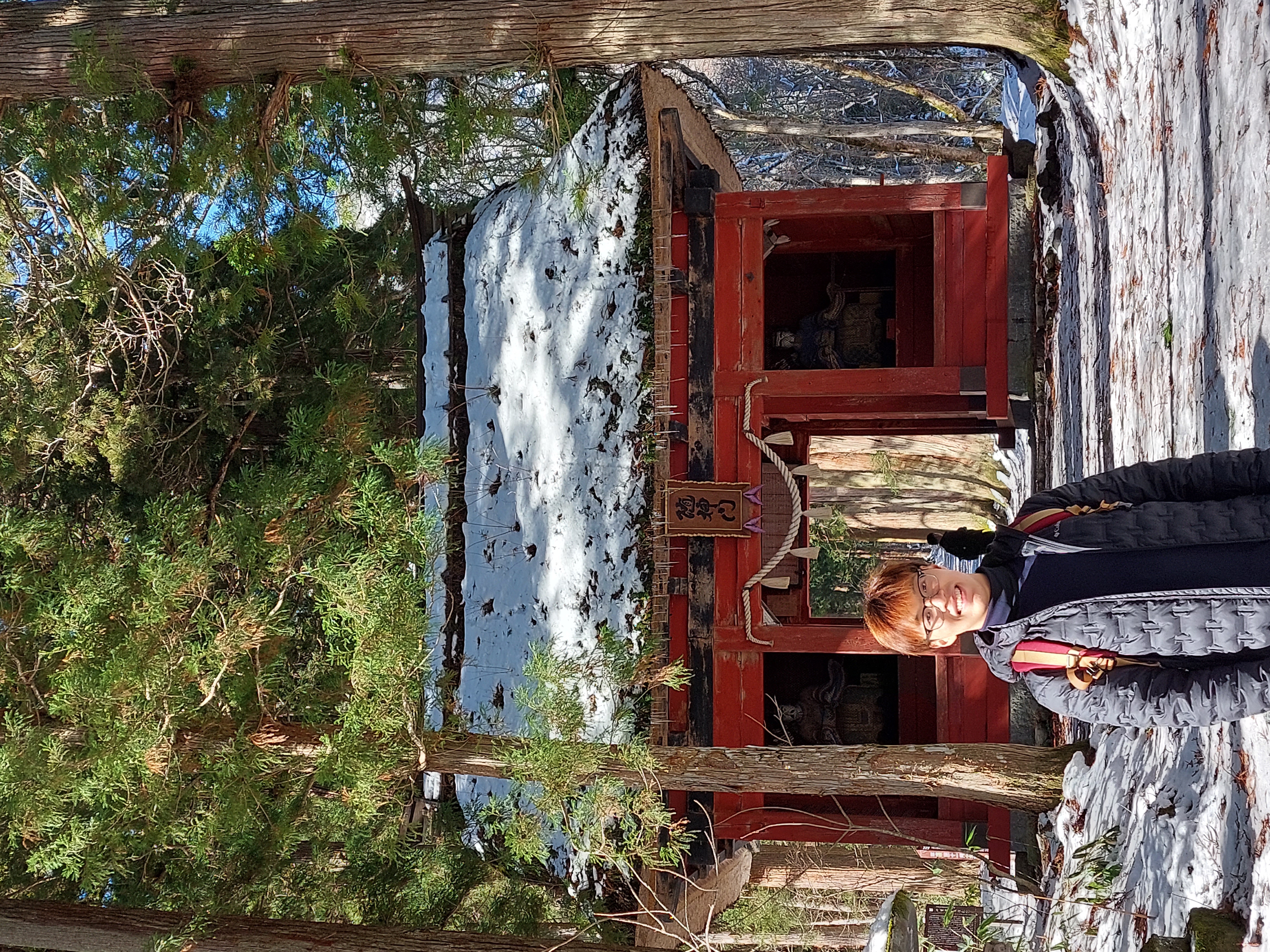 At Zuishinmon Gate - Togakushi Shrines