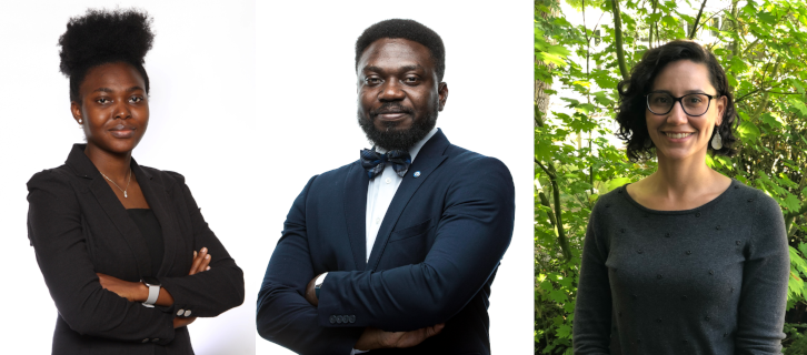 Faith Majekolagbe, Godwin Dzah, Rebeca Macias Gimenez