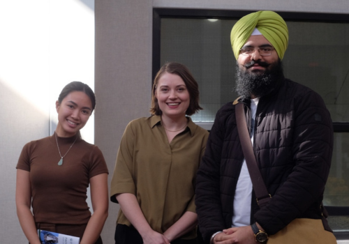 Three students attend the annual Celebration of Mooting