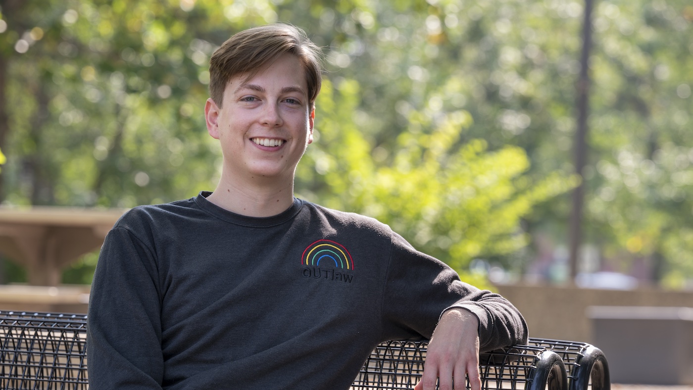 Representative from OUTlaw, the queer tudent organization within the Faculty of Law