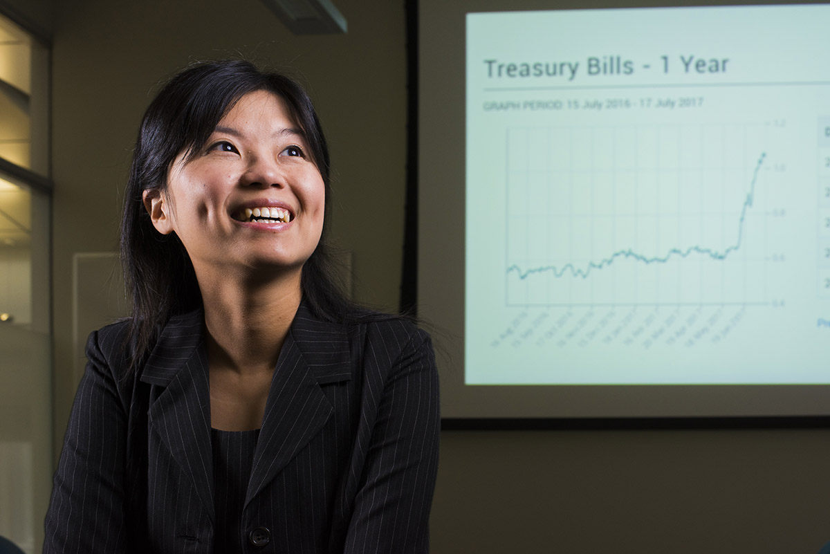 Rosana Fok is an instructor in the Department of Mathematical and Statistical Sciences. Photo credit: John Ulan 